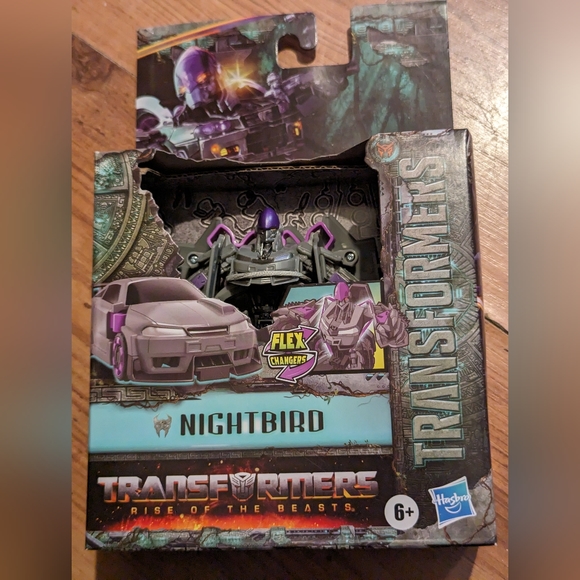Hasbro Toys Transformers Rise Of The Beasts Nightbird Flex Changers